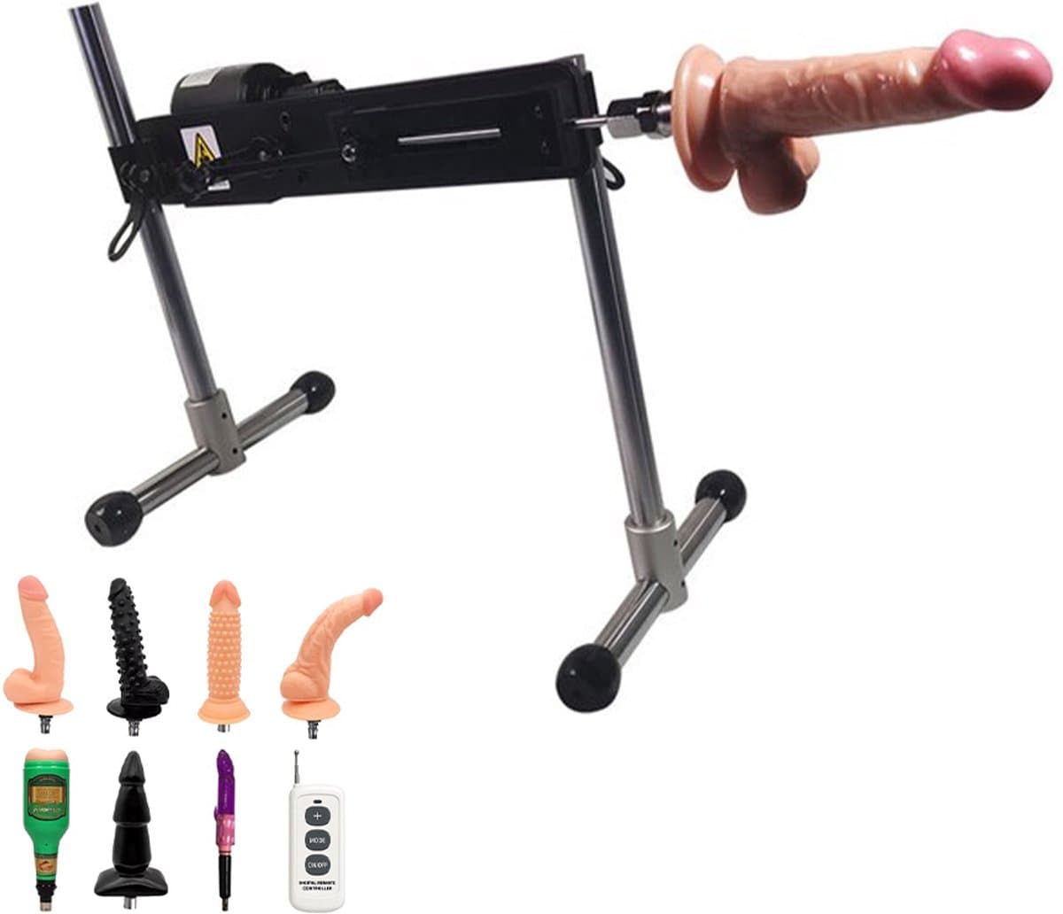 LoveVlijt - Seksmachine - Neukmachine - Fuckmachine - Complete Set - Inclusief 9 Opzetstukken - Krachtige Seksmachine - Verstelbaar - Penetratie - Voor Mannen en Vrouwen - Talloze Standjes - Zeer Stabiel - Metaal - Discreet Geleverd - Sex Toys — afbeelding 1