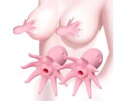 Daity 2 Stuks Vibrerende Tepelzuiger – Clitoris Stimulator & Tepelspeeltjes met Afstandsbediening – 10 Vibratiestanden – Voor Vrouwen & Stellen