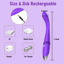 Daity G-spot Vibrator voor Vrouwen – Clitorale Stimulator met 10 Vibratiestanden – Waterdicht Seksspeeltje voor Vrouwen en Koppels – Paars — thumbnail 5