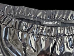 BamBella ® - Boxer short Maat S/M Datex Zwart (Latex en stof SM kleding BDSM met rits erotische heren kleding ondergoed lingerie onderbroek zwart — thumbnail 2