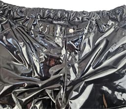 BamBella ® - Shorts - Maat S/M - Datex Zwart korte broek SM kleding BDSM erotische heren kleding — thumbnail 4