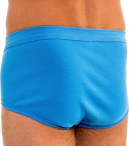 Heren Boxershorts met Opening van 100% Biologisch Katoen - 4 Stuks, Veel Kleuren, Wasbaar tot 60°C — thumbnail 5
