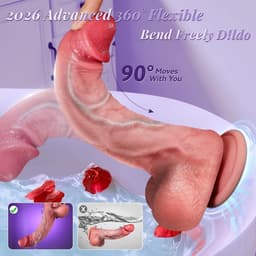 Oneay Vibrerende Dildo – Realistische Vloeibare Siliconen Vibrator met 10 Stuwende & 10 Vibrerende Standen – G-Spot en Penisfunctie – Veilig Seksspeeltje voor Vrouwen en Stellen — thumbnail 5