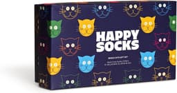 3-Pack Kattensokken Cadeauset voor Heren en Dames - Mix van Vrolijke Motieven — thumbnail 5