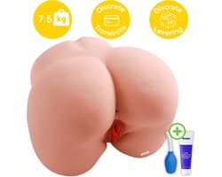Sensa Levensechte Masturbator - 7.5 kg - Nep Kont - Realistisch gevoel - Sex Toys voor Mannen - Masturbator voor Mannen - Siliconen Kunstvagina en Anus - Seksspeeltjes - Nep Kut - Pocket Pussy