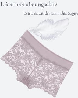 Set van 5 sexy boxershorts voor dames - ademdend, katoenen stretch shorty ondergoed in S-XXL — thumbnail 3