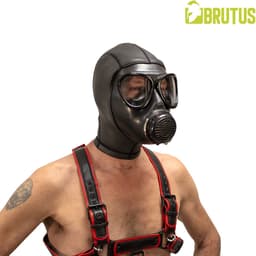BRUTUS Neoprene Army Gas Mask Hood - Snug fit - Dark aesthetic — thumbnail 10