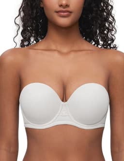 Strapless Push-Up BH Grote Maten - Comfortabele Ondersteuning voor Dames — thumbnail 1