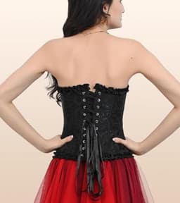 Pirate Corset Shapewear voor Dames - Sexy Lace-up Bustiers, Beschikbaar in Maten XS tot 6XL — thumbnail 4