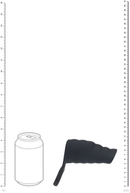 Vibrerende Geribbelde Siliconen Cock Sleeve en Ball Ring - Zwart — thumbnail 7