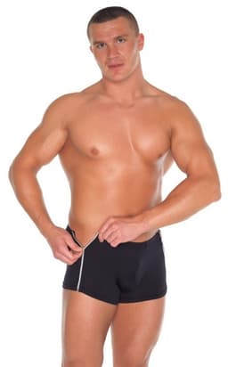Nooitmeersaai - Boxershort met ritsen - Polyamide - Zwart - One-size — thumbnail 1