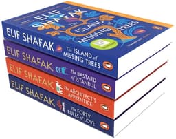 Elif Şafak 4 Boeken Boxset: De Veertig Regels van de Liefde, De Bastaard van Istanbul, De Leerling van de Architect, Het Eiland van de Verdwenen Bomen — thumbnail 2