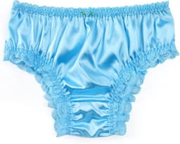 Luxe Satijnen Hipster Slip met Kant en Ruches voor Crossdressers en Transgender - Uniseks Ondergoed — thumbnail 4