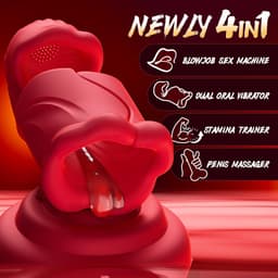 Daity Masturbator – Openbare Kunst Vagina Blowjob Simulator – Dual Lip Grip Trainer met 9 Vibratiestanden – 360° Full-Surround Penis Vibrator – Sex Toys voor Mannen — thumbnail 4