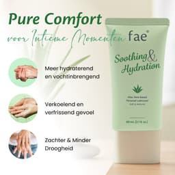 Fae Glijmiddel Waterbasis met Aloë Vera - Lubricant 80ml - Veilig voor Condooms & Sex Speeltjes - Lube - voor de Gevoelige huid — thumbnail 3