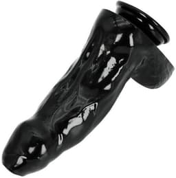 Extra Grote Realistische Dildo - Entreme Thickly XL dildo -Anaal-Vaginale Stimulator, Realistische Dildo met Zuignap - Grote Zwarte Dildo 28 Cm. - Anaal Dildo Zwart - Extra Grote Dildo Met Diameter 8 m. — thumbnail 2