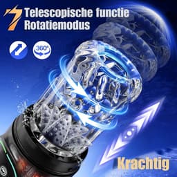 Pijpmachine Sex - 7 Standjes - Penis Vergroter - Zuigmachine - Voor Mannen - Blowjob Simulator - Penispomp - Elektrisch - Transparant - Met App Besturing - Discreet verzonden — thumbnail 5
