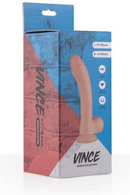 Real Fantasy - Vince - Realistische Dildo met Zuignap - 19,5 cm - Dildo - Dildo's - Sex Toys voor Vrouwen en Mannen - Dildo Mannen Anaal - Beige — thumbnail 10