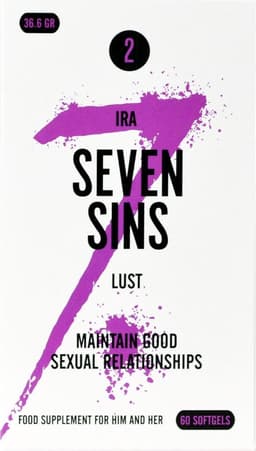 Seven Sins - Lust - Libido verhogen - 60 softgels — thumbnail 2
