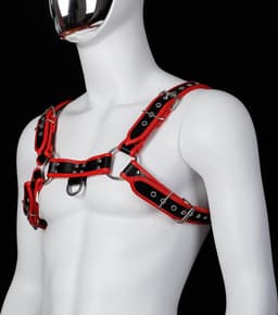 Banoch | Chest harness Raidy - kunstleer harnas voor man — thumbnail 5