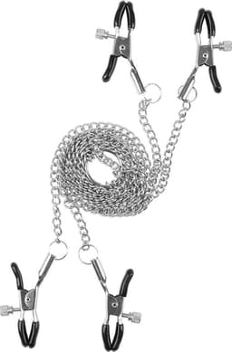 Banoch - Pinces de W. - Ketting Tepelklemmen & Schaamlippenklemmen - Verstelbaar - schaamlip klemmen — thumbnail 3