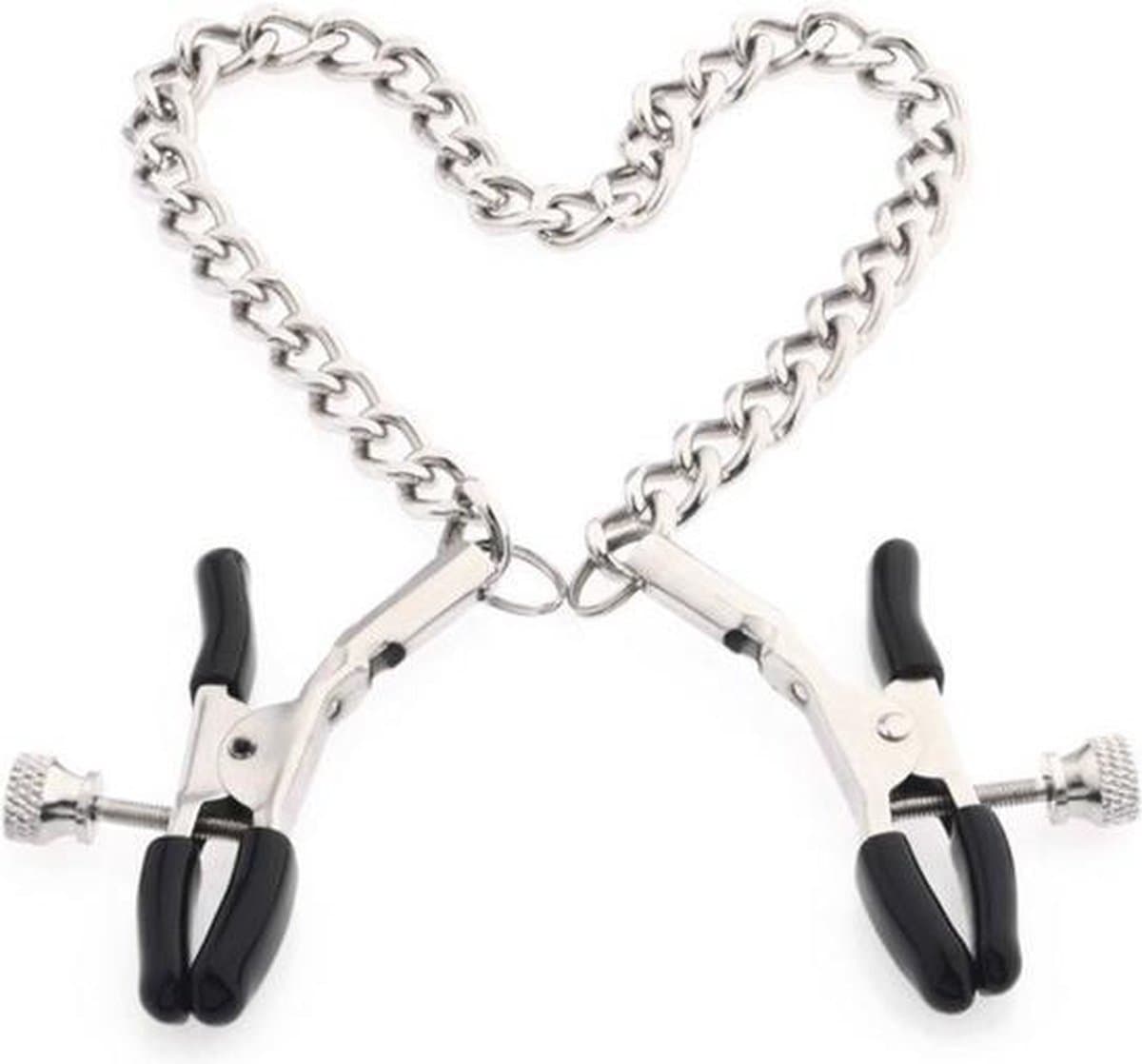 Twee Tepelklemmen Met Ketting - BDSM — afbeelding 1