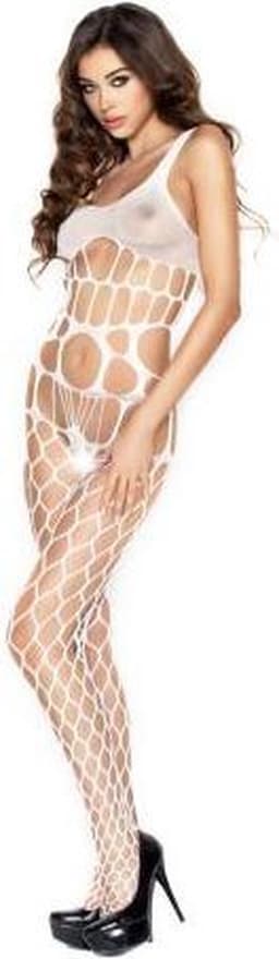 Wear It - Catsuit - Lingerie - Jacey - Wit — thumbnail 1
