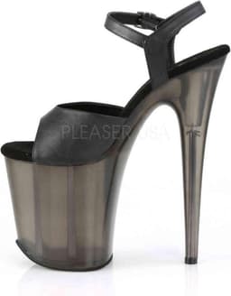 Pleaser - FLAMINGO-808N Sandaal met enkelband, Paaldans schoenen - Paaldans schoenen - 37 Shoes - Rood — thumbnail 4