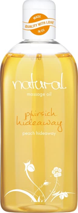 Natural Wellness massageolie, erotische massageolie, zoete perzikgeur, 250 ml — thumbnail 1