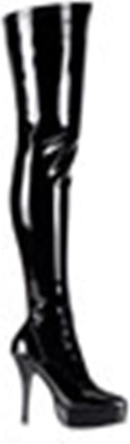 Pleaser - INDULGE-3000 Plateau overknee Laarzen - US 13 - 44 Shoes - Zwart — thumbnail 3