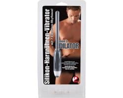 Sextreme – Siliconen Urethrale Vibrator Dilator voor ‘Penis Play’ en Extra Stimulatie - Zwart