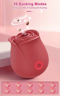 Rose Bliss - Rose Toy - Zuigende Vibrator - Clitoris Stimulator - Oplaadbare Batterij — thumbnail 4