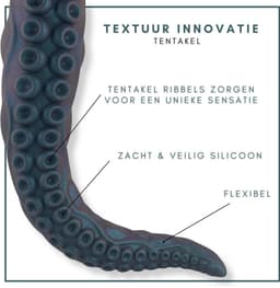 SlipperyHeights® Trista - Tentakel Vibrator - Clitoris en G-Spot Stimulatie - 9 Krachtige Standen - Dildo - Tepel Stimulator - Siliconen Sex Toy voor Vrouwen - LCD Scherm - Holografisch Groen — thumbnail 6