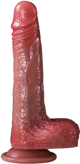 stotende en intens trillende - thrusting dildo. USB oplaadbaar - remote control - BIGGY — thumbnail 2