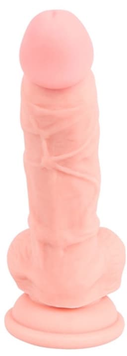 You2Toys - Anatomisch Perfecte Penis Imitatie Dildo met Zuignap in Rechte Vorm voor Uitzonderlijk Realistische Penetratie – 18 cm – beigeig — thumbnail 5