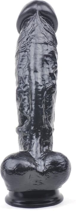 BEING FETISH 25 CM  ZWARTE Realistic Dildo BF-16 — thumbnail 4
