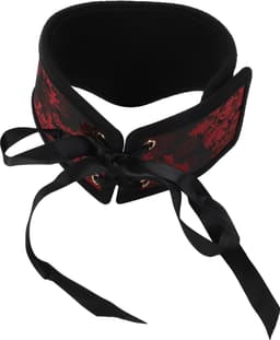Banoch - posture Collar & leash Courtesan Red - halsband met riem - rood - bdsm — thumbnail 8