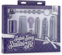 Loveboxxx - Super Sexy Starter Kit - Erotische Geschenkset met 9 Sex Toys - Sex Toys voor Koppels - Geschenkset Vrouwen en Mannen - Cadeau Vrouw en Man - Giftset Vrouw en Man - Erotisch - Paars — thumbnail 3
