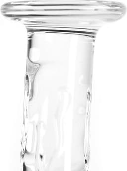 Glazen Dildo rond - transparant — thumbnail 3