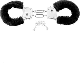 Beginner's Furry Cuffs - Black - Handcuffs - Pipedream (all),Pipedream - Fetish Fantasy - black — thumbnail 1