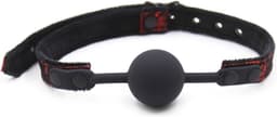 Banoch | courtesan ballgag red | siliconen Bal ∅ 4 cm — thumbnail 14