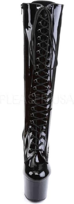 Pleaser - ADORE-2023 Plateau Laarzen - Paaldans schoenen - 38 Shoes - Zwart — thumbnail 2