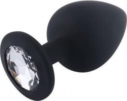 Gemstone Buttplug - Voor Beginners - Diamond Black — thumbnail 1