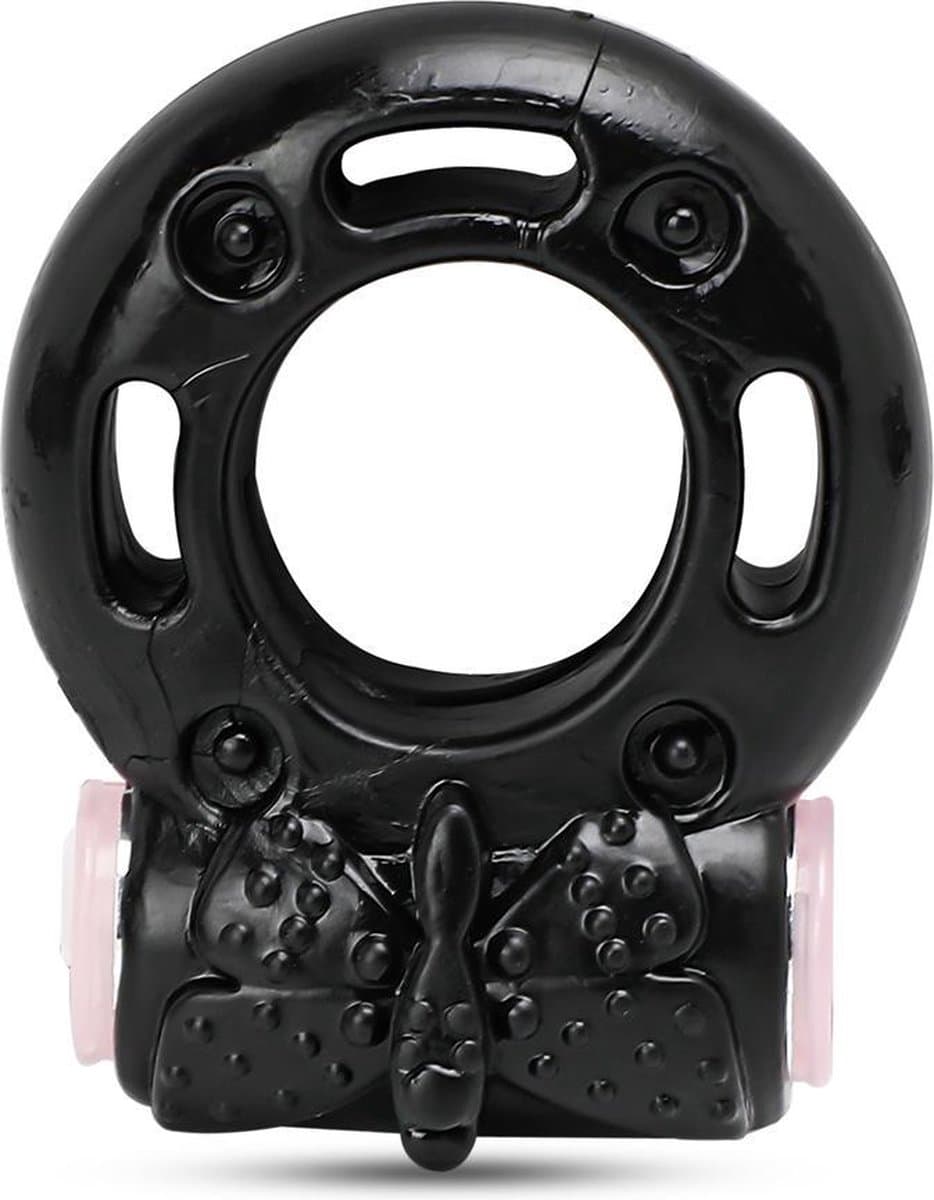 Vibration Cockring Basic Zwart - Uniek gevoel - Voor hem en voor haar - Stimulerend voor mannen en vrouwen - Spannend voor koppels - Sex speeltjes - Sex toys - Erotiek - Sexspelletjes – Seksspeeltjes - Stimulator - Cockring vibrerend - Penisring — afbeelding 1