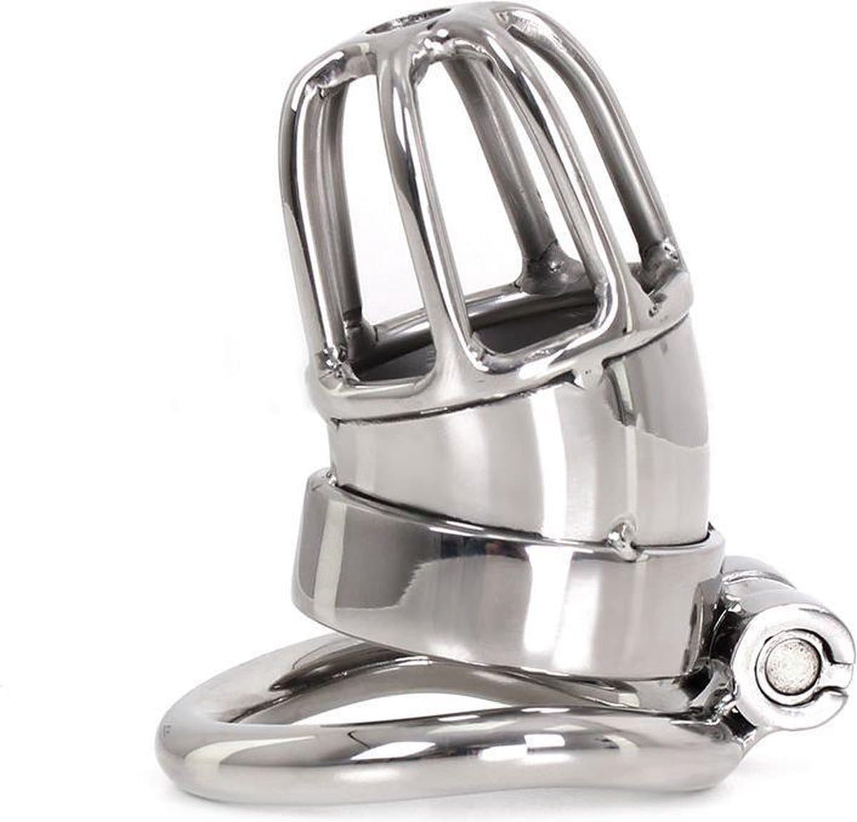 Kiotos - Cock Tube Kuisheidskooi RVS - Met Magnetisch Slot - Zilver — afbeelding 1