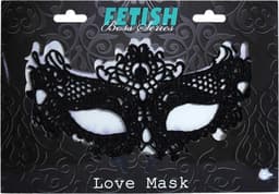 Power Escorts - Venetiaans Masker - Love Mask - Fetish Power - Kinky Mask - Zwart - 61-00023 - stijlvolle verpakking - voor stoute Spelletjes — thumbnail 3