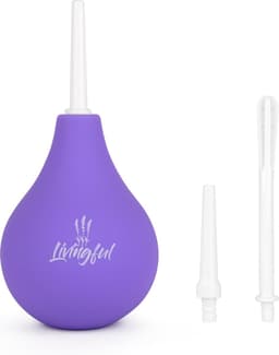 Livingful Premium Enema Irrigator 225ml • Klysma Set • Enema Kit • Anal Shower Irrigator • Voor constipatie •  Hygiënische darmreiniging • Darmreiniging • Optimale darmreiniging • Anale douche • Vaginale douche • Ontgifting • Laxeermiddel•Comfortabel — thumbnail 4