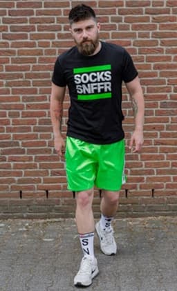 Sk8erboy sportshorts - neon green small — thumbnail 1