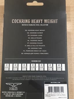 Stainless Cockring Heavy — thumbnail 3