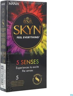 Skyn 5 Senses Latexvrije condooms 5 stuks — thumbnail 5